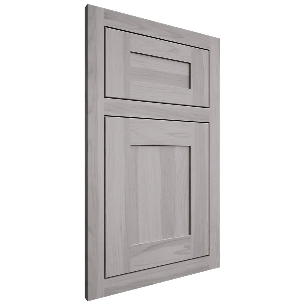 Shiloh Cabinetry Flush Inset New Haven Hickory Plain Cut Stratus Door