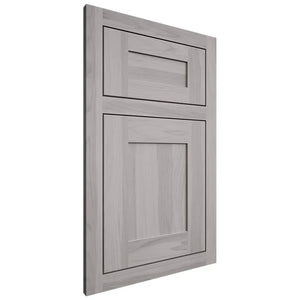 Shiloh Cabinetry Flush Inset New Haven Hickory Plain Cut Stratus Door