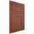 Shiloh Cabinetry Flush Inset New Haven Maple Plain Cut Cayenne Door
