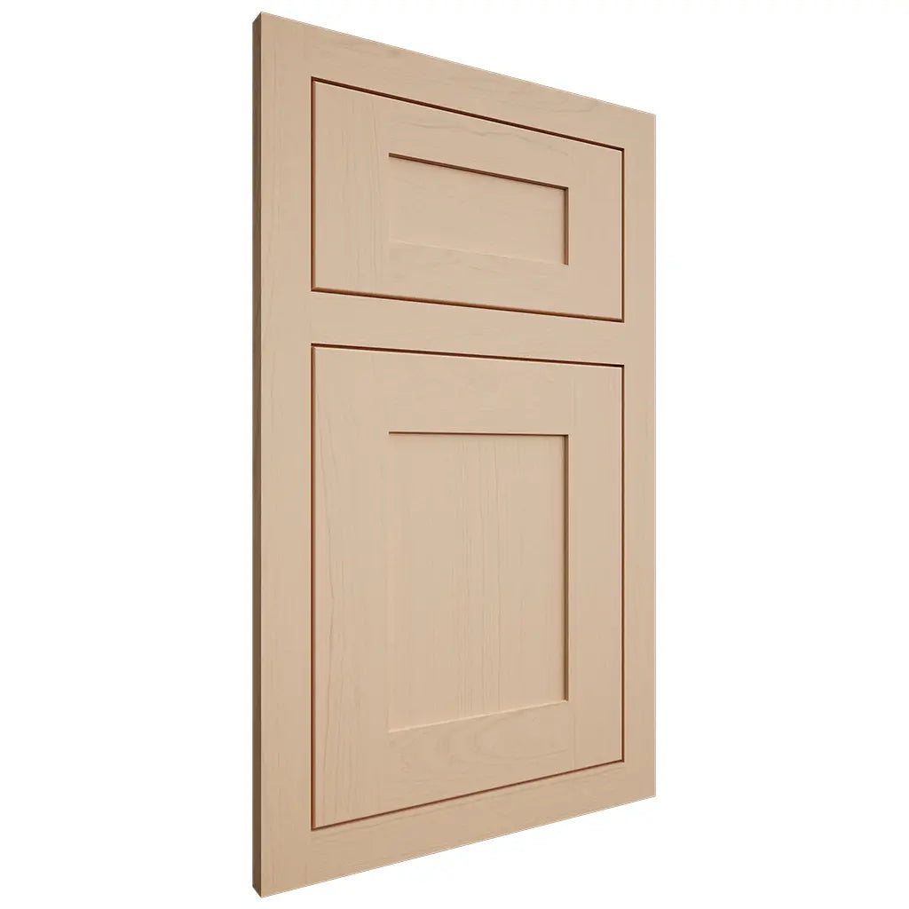 Shiloh Cabinetry Flush Inset New Haven Maple Plain Cut Natural Door