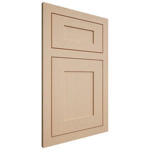 Shiloh Cabinetry Flush Inset New Haven Maple Plain Cut Natural Door