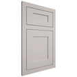 Shiloh Cabinetry Flush Inset New Haven Paintable Amazing Gray Door