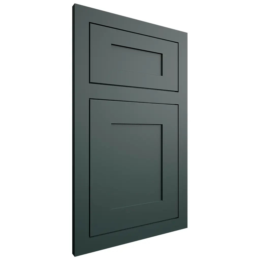 Shiloh Cabinetry Flush Inset New Haven Paintable Billiard Green Door