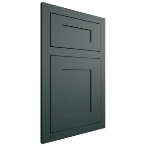 Shiloh Cabinetry Flush Inset New Haven Paintable Billiard Green Door