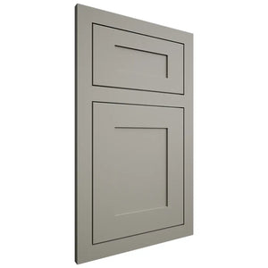 Shiloh Cabinetry Flush Inset New Haven Paintable Evergreen Fog Door
