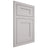 Shiloh Cabinetry Flush Inset New Haven Paintable Light French Gray Door
