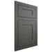 Shiloh Cabinetry Flush Inset New Haven Paintable Pewter Green Door