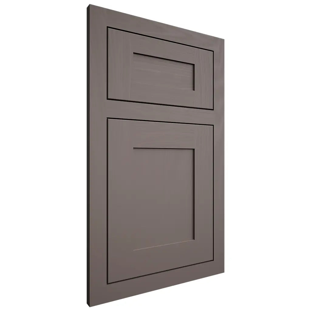 Shiloh Cabinetry Flush Inset New Haven Poplar Plain Cut Heatherstone Door