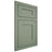 Shiloh Cabinetry Flush Inset New Haven Poplar Plain Cut Moss Door