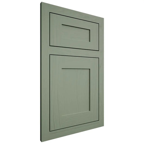 Shiloh Cabinetry Flush Inset New Haven Poplar Plain Cut Moss Door