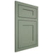 Shiloh Cabinetry Flush Inset New Haven Poplar Plain Cut Moss Door