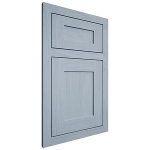 Shiloh Cabinetry Flush Inset New Haven Poplar Plain Cut Sky Door