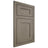 Shiloh Cabinetry Flush Inset New Haven Poplar Plain Cut Sterling Door