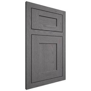 Shiloh Cabinetry Flush Inset New Haven Red Oak Plain Cut Cadet Door