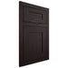 Shiloh Cabinetry Flush Inset New Haven Red Oak Plain Cut Espresso Door