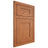 Shiloh Cabinetry Flush Inset New Haven Red Oak Plain Cut Harvest Door