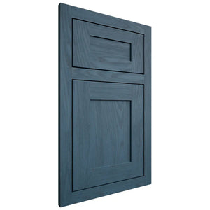 Shiloh Cabinetry Flush Inset New Haven Red Oak Plain Cut Hudson Door
