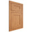 Shiloh Cabinetry Flush Inset New Haven Red Oak Plain Cut Medium Door