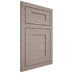 Shiloh Cabinetry Flush Inset New Haven Red Oak Plain Cut Sterling Door