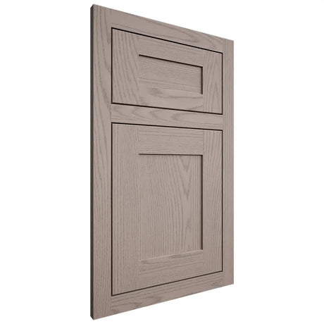 Shiloh Cabinetry Flush Inset New Haven Red Oak Plain Cut Sterling Door