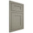 Shiloh Cabinetry Flush Inset New Haven Red Oak Plain Cut Thyme Door