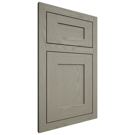 Shiloh Cabinetry Flush Inset New Haven Red Oak Plain Cut Thyme Door