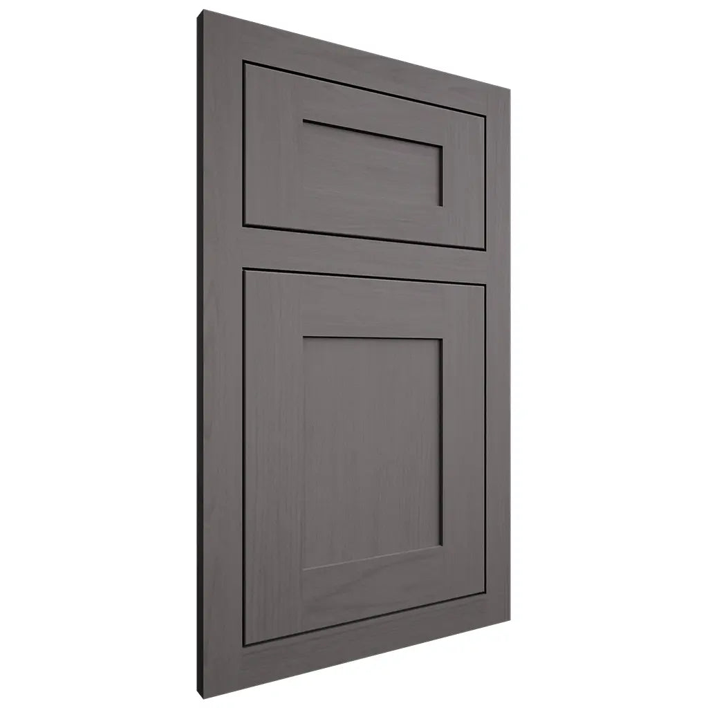 Shiloh Cabinetry Flush Inset New Haven Walnut Plain Cut Cadet Door