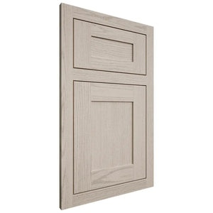 Shiloh Cabinetry Flush Inset New Haven Walnut Plain Cut Seagull Door