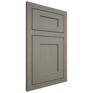 Shiloh Cabinetry Flush Inset New Haven Walnut Plain Cut Thyme Door