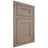 Shiloh Cabinetry Flush Inset New Haven White Oak Plain Cut Almond Door