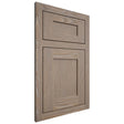 Shiloh Cabinetry Flush Inset New Haven White Oak Plain Cut Almond Door