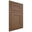 Shiloh Cabinetry Flush Inset New Haven White Oak Plain Cut Autumn Door