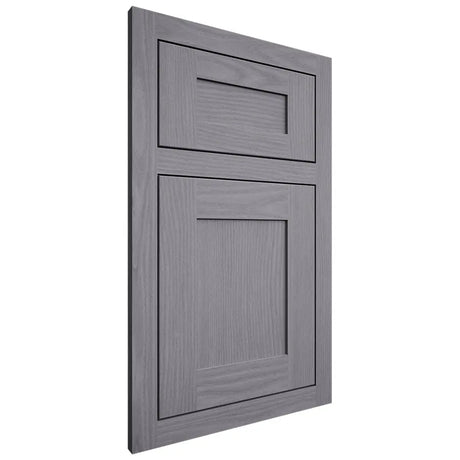 Shiloh Cabinetry Flush Inset New Haven White Oak Plain Cut Cadet Door