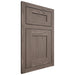 Shiloh Cabinetry Flush Inset New Haven White Oak Plain Cut Clay Door