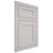 Shiloh Cabinetry Flush Inset New Haven White Oak Plain Cut Cotton Door