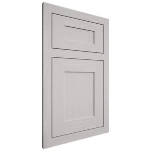 Shiloh Cabinetry Flush Inset New Haven White Oak Plain Cut Cotton Door