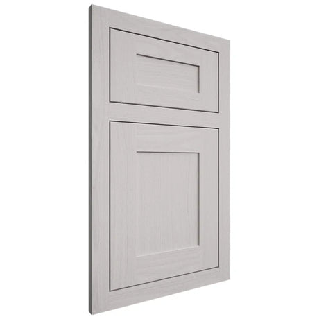 Shiloh Cabinetry Flush Inset New Haven White Oak Plain Cut Cotton Door