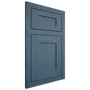 Shiloh Cabinetry Flush Inset New Haven White Oak Plain Cut Hudson Door