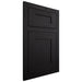 Shiloh Cabinetry Flush Inset New Haven White Oak Plain Cut Ink Door