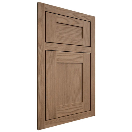 Shiloh Cabinetry Flush Inset New Haven White Oak Plain Cut Medium Door