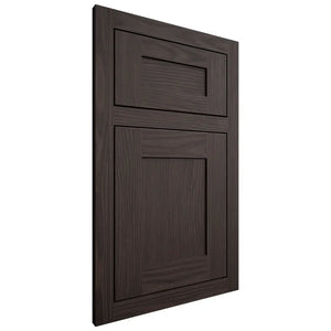 Shiloh Cabinetry Flush Inset New Haven White Oak Plain Cut Morel Door
