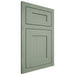 Shiloh Cabinetry Flush Inset New Haven White Oak Plain Cut Moss Door