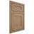 Shiloh Cabinetry Flush Inset New Haven White Oak Plain Cut Natural Door