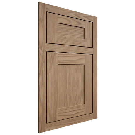 Shiloh Cabinetry Flush Inset New Haven White Oak Plain Cut Natural Door