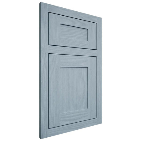 Shiloh Cabinetry Flush Inset New Haven White Oak Plain Cut Sky Door