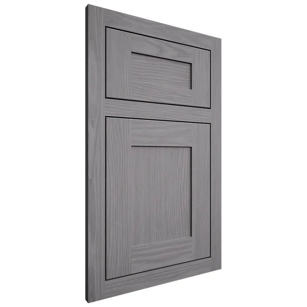 Shiloh Cabinetry Flush Inset New Haven White Oak Plain Cut Sterling Door