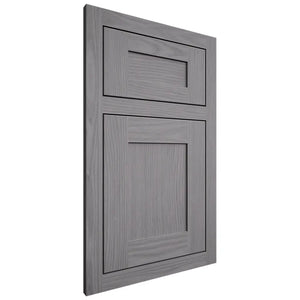 Shiloh Cabinetry Flush Inset New Haven White Oak Plain Cut Sterling Door