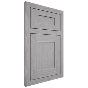 Shiloh Cabinetry Flush Inset New Haven White Oak Plain Cut Stratus Door
