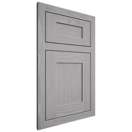 Shiloh Cabinetry Flush Inset New Haven White Oak Plain Cut Stratus Door