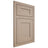 Shiloh Cabinetry Flush Inset New Haven White Oak Plain Cut Straw Door